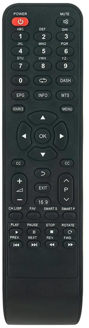 Tronovia Replace Remote Control for WBox Technologies MC451 4K Ultra HD LED TV HDTV
