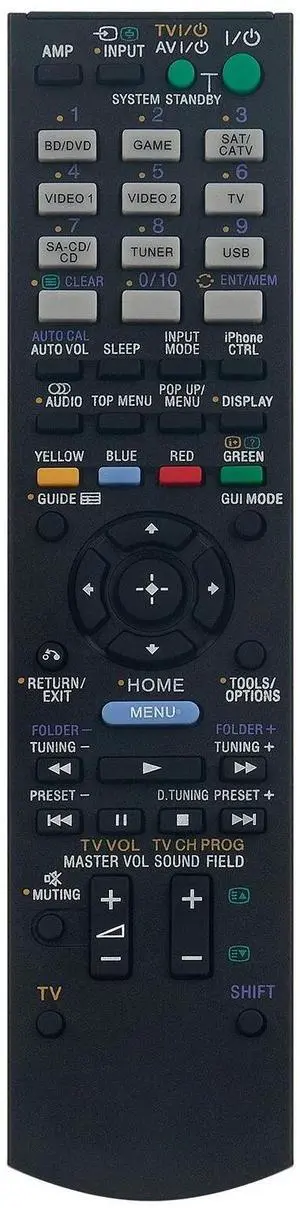 Tronovia Replace Remote Control for Sony AV Receiver STR-DH830 STR-DH720 STR-DH730