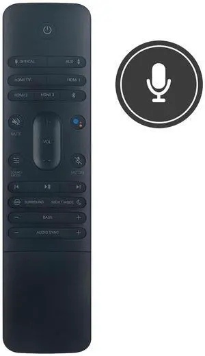 Tronovia Replace Remote Control for Harman Kardon Citation Bar Speaker MRC00016011