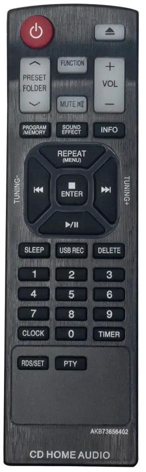 Tronovia Replace Remote Control for LG Hi-Fi System CM2630DAB CMS2630FH
