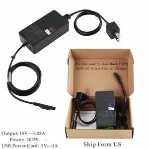 OEM 102W 1798 Laptop AC Power Adapter Charger for Microsoft Surface Book 2 3 NEW