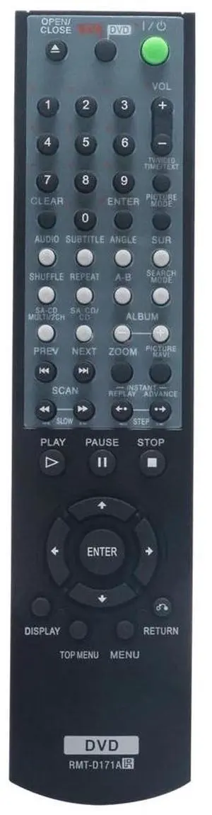 Tronovia RMT-D171A Replace Remote for Sony Player DVP-NC655 DVP-NC610 DVP-NC615 DVP-NC675