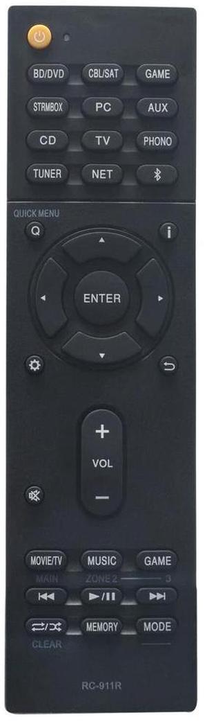 Tronovia RC-911R Replace Remote for Onkyo Receiver TX-RZ630 TX-RZ830 TX-NR555 TX-NR575