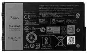 Tronovia  7.6V 34WH J7HTX 7XNTR FH8RW 2JT7D Laptop Battery for Dell Latitude 7202 7212 7220 Rugged Extreme Tablet Series 02JT7D 0FH8RW 27JT0 ORPTJ 07XNTR 0J7HTX J82G5 451-BCDH 0J82G5 4342mAh 4-Cell