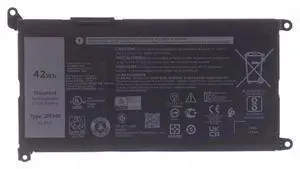 Tronovia  JPFMR 11.4V 42Wh Laptop Battery for Dell Chromebook 3400 3100 2-in-1 5488 5493 5593 Series 0JPFMR 7T0D3 07T0D3 RDNP5 DN33X 7MTOR 7MT0R 16DPH