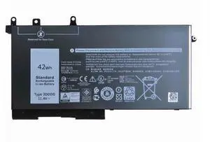 Tronovia  11.4V 42WH 3DDDG Laptop Battery for Dell Latitude 5280 5288 5480 5488 5580 5590 E5280 E5480 E5580  E5590 Precision 3520 3530 Series 3VC9Y 049XH 45N3J  RRJDX 3Cell