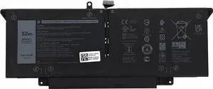 Tronovia   JHT2H 7.6V 52WH Laptop Battery for Dell Latitude 7310 7410 / Latitude 7410 Chromebook Enterprise Series Laptop Y7HR3 35J09 4V5X2 HRGYV WY9MP XMV7T 009YYF