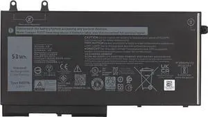 Tronovia  R8D7N 51Wh Battery for Dell Precision 3540 3550 W8GMW M3550 5400 5500
