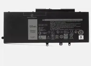 Tronovia  68WH GJKNX 4-Cell DELL Notebook Battery for Latitude 5280 5290 5480 5490 5491 5495 5580 5590 5591, Precision 3520 Precision 3530 Laptop, black, 10.7inch