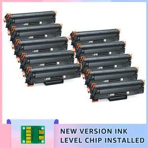 Tronovia 10 Pack CE278A Toner Cartridges For HP LaserJet Pro P1650 P1606dn P1566 M1536F