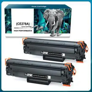 Tronovia 2PK 78A CE278A Toner Cartridge Fits For HP LaserJet Pro M1536 MFP P1566 P1600