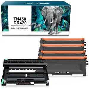 Tronovia 1xTN450 Toner + 1 DR420 Drum Set Lot For Brother IntelliFax-2940 MFC-7360N