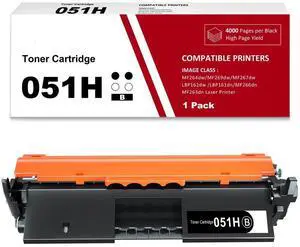 Tronovia 1Pack Toner Cartridge for Canon 051H ImageCLASS MF263dn MF264dw MF266dn MF267dw