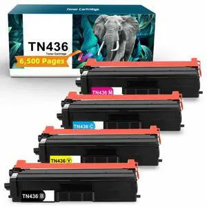 Tronovia 4Pack TN436 Toner Cartridge compatible for Brother HL-L8360CDW MFC-L8900CDW