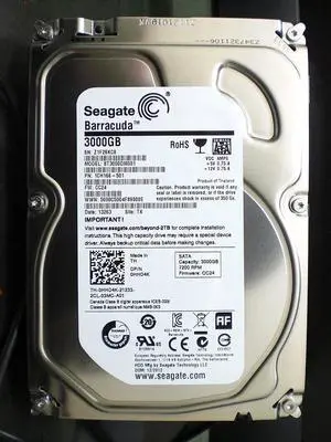 Seagate Barracuda 2.9TB Internal 7200RPM 3.5" (ST3000DM001) Hdd