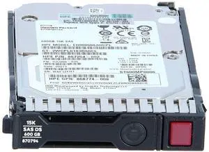 Tronovia 870757-B21 HPE 600GB SAS 12G Enterprise 15K SFF (2.5in) HDD