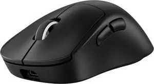 Logitech G PRO X Superlight 2 DEX wireless gaming mouse with 60g pro-grade right-handed design, 5 programmable buttons, USB-C charging, 44K DPI sensor, up to 8kHz polling, sleek black finish