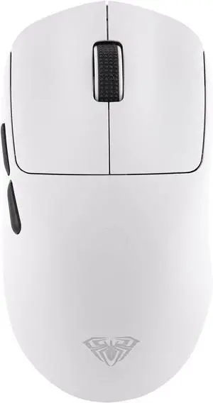 EPOMAKER Aula SC800 Wireless Gaming Mouse  37g Lightweight, Adjustable 26,000 DPI, 8K Polling Rate, PAW3395 Sensor, Programmable Buttons, Onboard Memory, 250mAh Battery  White.