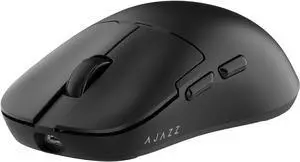 AJ159P MC Triple-Mode Gaming Mouse  2.4G/Wired/Bluetooth 5.2, 12,000 DPI, 56g Ultra-Light, Magnetic RGB Charging Dock, 6 Programmable Buttons, Ergonomic for PC/Laptop  Black