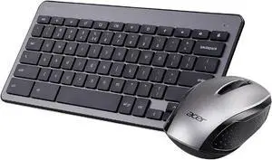 Acer Keyboard & Mouse Bundle  Includes full-size keyboard, RF optical mouse, and USB receiver for easy plug-and-play connectivity, ideal for PC and laptop use