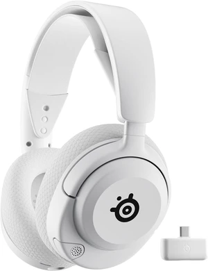 SteelSeries Arctis Nova 5 Wireless Gaming Headset (White) Multi-system with 2.4GHz & BT, 100+ audio presets, 60hr battery, Gen 2.X mic, neodymium drivers, works with PC, PS5, PS4, Switch & mobile SteelSeries Arctis Nova 5 Wireless Gaming Headset (White) Multi-system with 2.4GHz & BT, 100+ audio presets, 60hr battery, Gen 2.X mic, neodymium drivers, works with PC, PS5, PS4, Switch & mobile