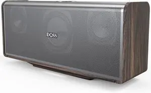 DOSS SoundBox Ultra Bluetooth speaker  80W 2.1 channel audio with deep bass, dual DSP tech, 18H playtime & BT 5.3. Wireless speaker perfect for home, office & living room with superior sound