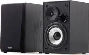 Edifier R980T 4" Active Bookshelf Speakers  2.0 stereo computer speakers with powered studio monitor design. Compact pair delivers rich, balanced sound for desktops & home audio setups