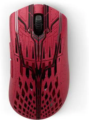 PWNAGE Stormbreaker Max CF Wireless Mouse (Carnage)  45g ultralight large ergo design, Xero PAW3950 sensor, 36,000 DPI, 8kHz polling, 100% PTFE skates, esports-grade precision