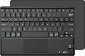 Fintie Ultrathin 4mm Bluetooth Keyboard  Wireless design with built-in multi-touch touchpad, compatible with iPad, iPhone, Samsung, Surface, HP, Nexus & more. Retail packaging