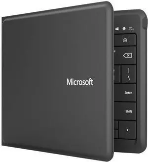 Microsoft Universal Foldable Wireless Keyboard  Compact, portable design for iPad, iPhone, Android, and Windows tablets. Features international QWERTY layout for easy typing