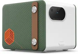 BenQ GS50 1080P Smart Portable Projector  Android TV, WiFi, Bluetooth, 2.1 speakers with extra bass, HDR10, Autofocus & Keystone. Ideal wireless outdoor projector for camping & home movies