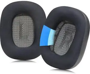 Ear Pads Cooling Gel AirPod Max Ear Cushions,Replacement Ice Silk Cloth Earpads Sweat Proof Ear Cups Cushion Easy to Install with Magnet,Ear Pads Cover Earmuffs Accessories with Memory Foam(Black)