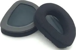 Earpads Replacement for ASUS ROG Delta S, Delta II Wireless Headphones Ear Pads Cushions Mesh Fabric Earmuffs with Noise Isolation Foam