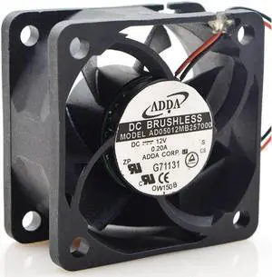1pcs AD05012MB257000 high air volume fan 12V 5025 5CM 0.20A Dual ball bearing cooling fan