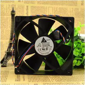 Delta 12CM 12038 12V 1A AUC1212DE 4-wire PWM mute large air volume chassis cooling fan
