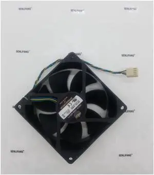 for Original 92x92x25mm A9225-28RB-4BP-F1 DF0922512RFUN 12V 0.6A RF-UPCUWR 4Wire 9cm Cooler Fan