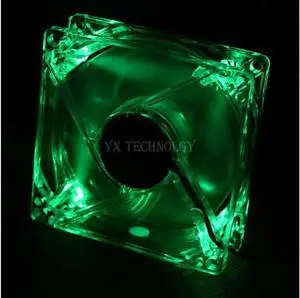 8025 GDT Green Red Bule Four color LED PC Computer Case Brushless Cooling Fan 80mm 8080x25mm 8025S DC 12V 4Pin Cooler