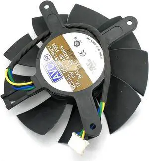 AVC DASB0815B2U 75mm Graphics/Video Card Cooler Fan Replacement 45mm*56mm*69mm 12V 0.6A 4Pin GTX560 GTX560TI