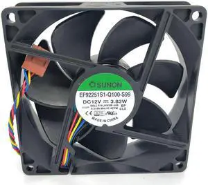 sunon EF92251S1-Q100-S99 9225 12v 3.83w EF92251S1-Q000-S9A 90x25mm 90mm CPU Heat Sinks Cooler Fan