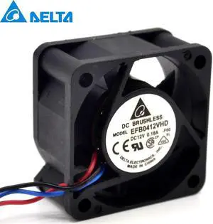 2pcs/Lot The 4CM 12V 0.18A EFB0412VHD -FOO 4020 double ball fan north and South Bridge