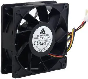 12V 12038 4.8A PFC1212DE super large wind volume and double ball bearing violent 4-wire fans