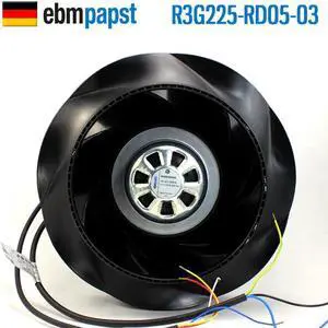 Original ebmpapst R3G225-RD05-03 AC220V EC Extraordinary Curve Air Purifier Fan