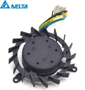 Delta video card KUB04512HA 4510 4 wire PWM speed control 12V 0.3A small turbo graphics card fan
