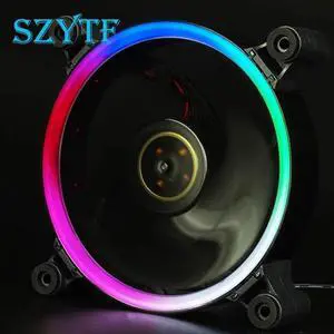 12V Chassis fan LED ultra-quiet air volume YTF-00 PC cooling fan 120 * 120 * 25mm computer fan