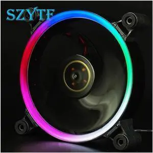 12V Chassis fan LED ultra-quiet air volume YTF-00 PC cooling fan 120 * 120 * 25mm computer fan
