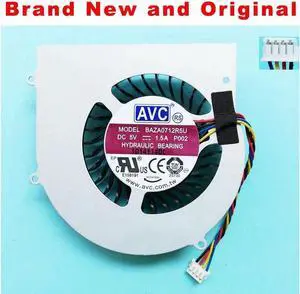 New original cpu fan For AVC BAZA0712R5U DC5V 1.5A P002 4-wire 4-pin Laptop cpu cooling Fan cooler
