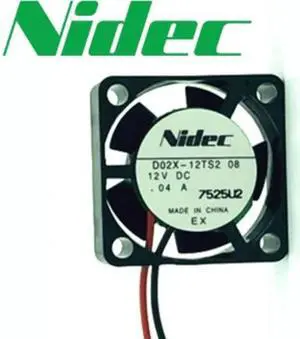 1pcs D02X-12TS2 ultra quiet fan 2510 2.5CM 12V 0.04A small micro mini Cooling fan