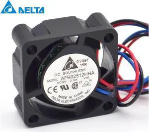Delta fan AFB02512HHA 2.5CM12V 0.12A cooling Fan 2wire or 3wire For SUN 370-5126 V240 V210 P\/N:3705126-01 25x25x10 mm