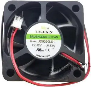 original For JX-FAN JD5020LS1 DC12V 0.13A 2line 50X50X20MM Cooling Fan NEW