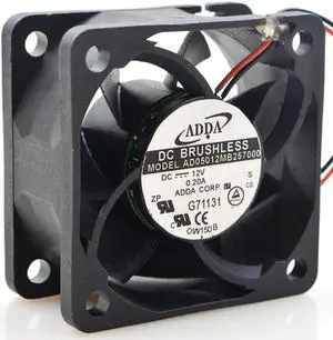 1pcs AD05012MB257000 high air volume fan 12V 5025 5CM 0.20A Dual ball bearing cooling fan 1pcs AD05012MB257000 high air volume fan 12V 5025 5CM 0.20A Dual ball bearing cooling fan
